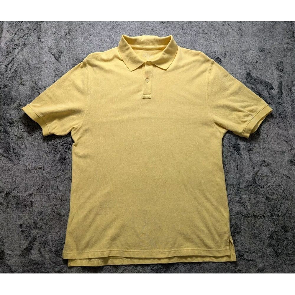 Pendleton Short Sleeve Polo Shirt Men's Size Small Yellow